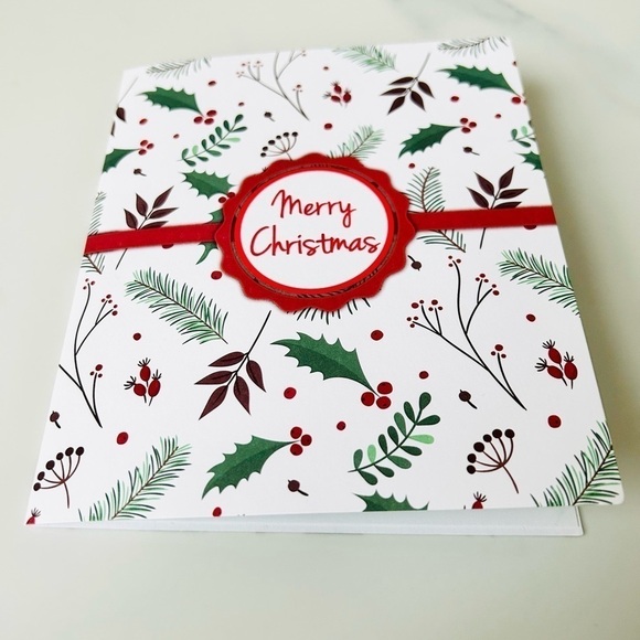 NWT 3D Pop Up Laser Cut Christmas Card Holiday Santa’s Sleigh - Picture 8 of 12